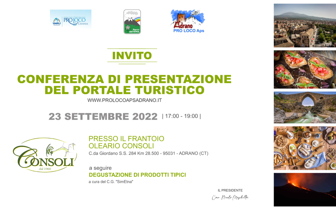 Conferenza di presentazione del portale turistico